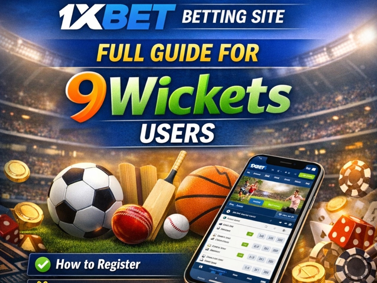 1xBet Betting Site Ultimate Guide for 9Wickets Users