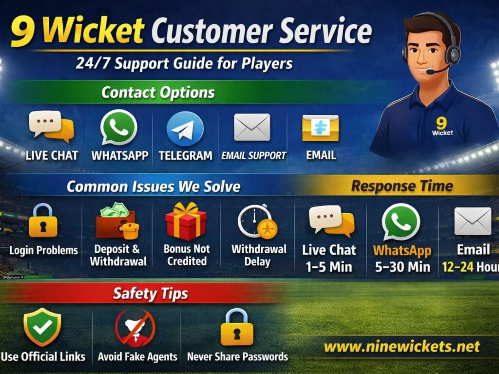 9Wicket Customer Service