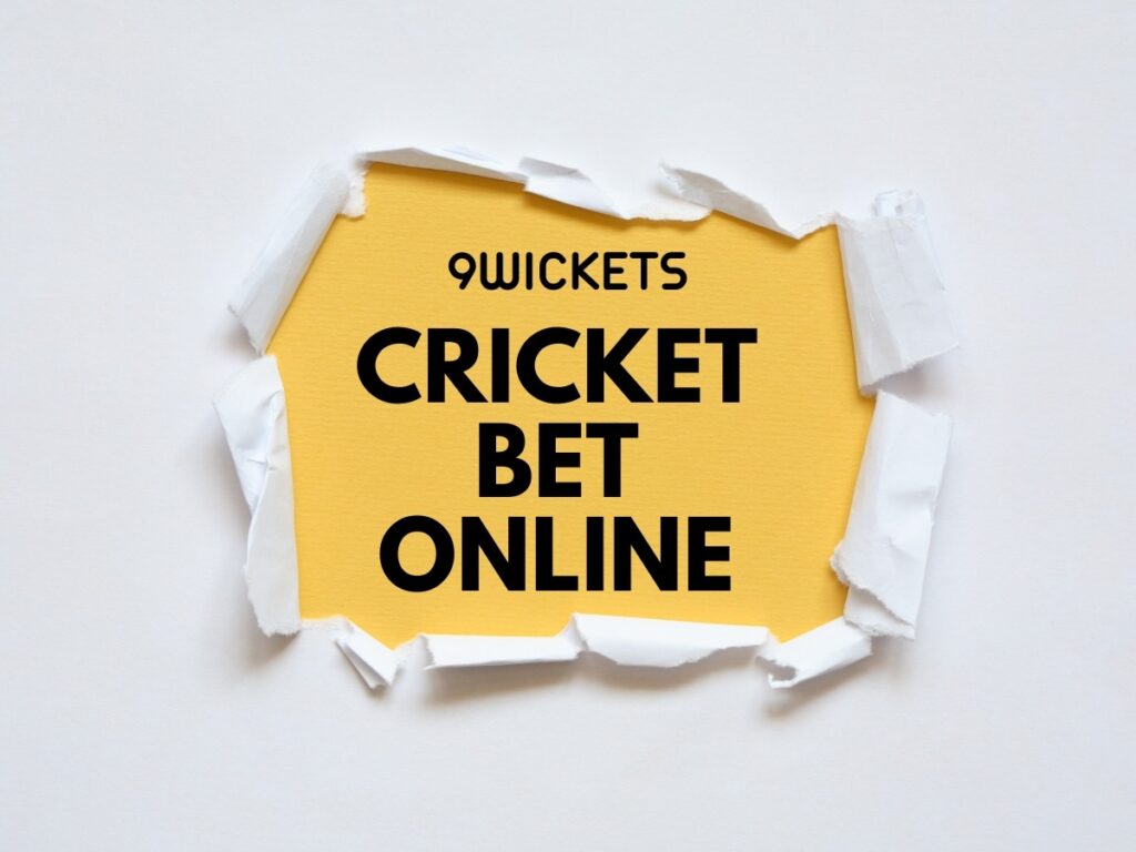 Cricket bet online