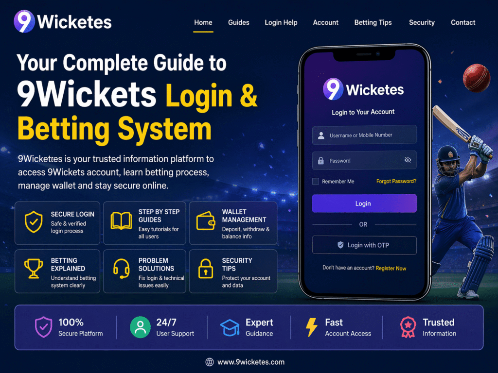 9Wicket Betting Login