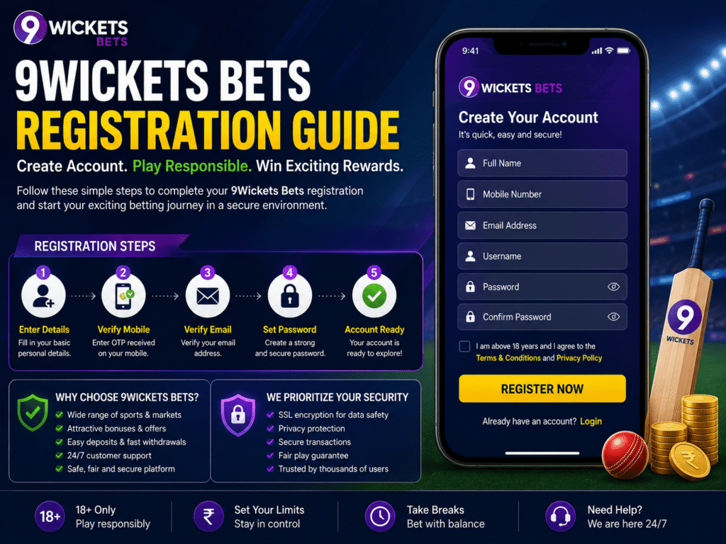 9Wickets Bets Registration