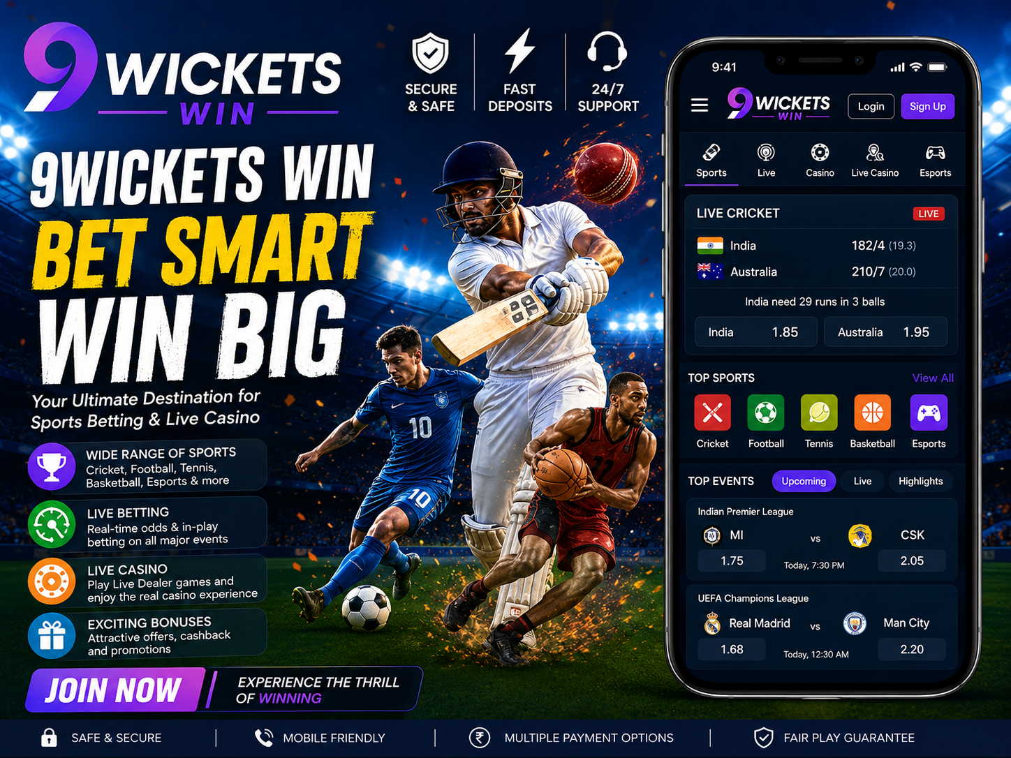 9Wickets Win Explained: Complete Guide to Betting Features, Sports Markets, and Smarter Wagering