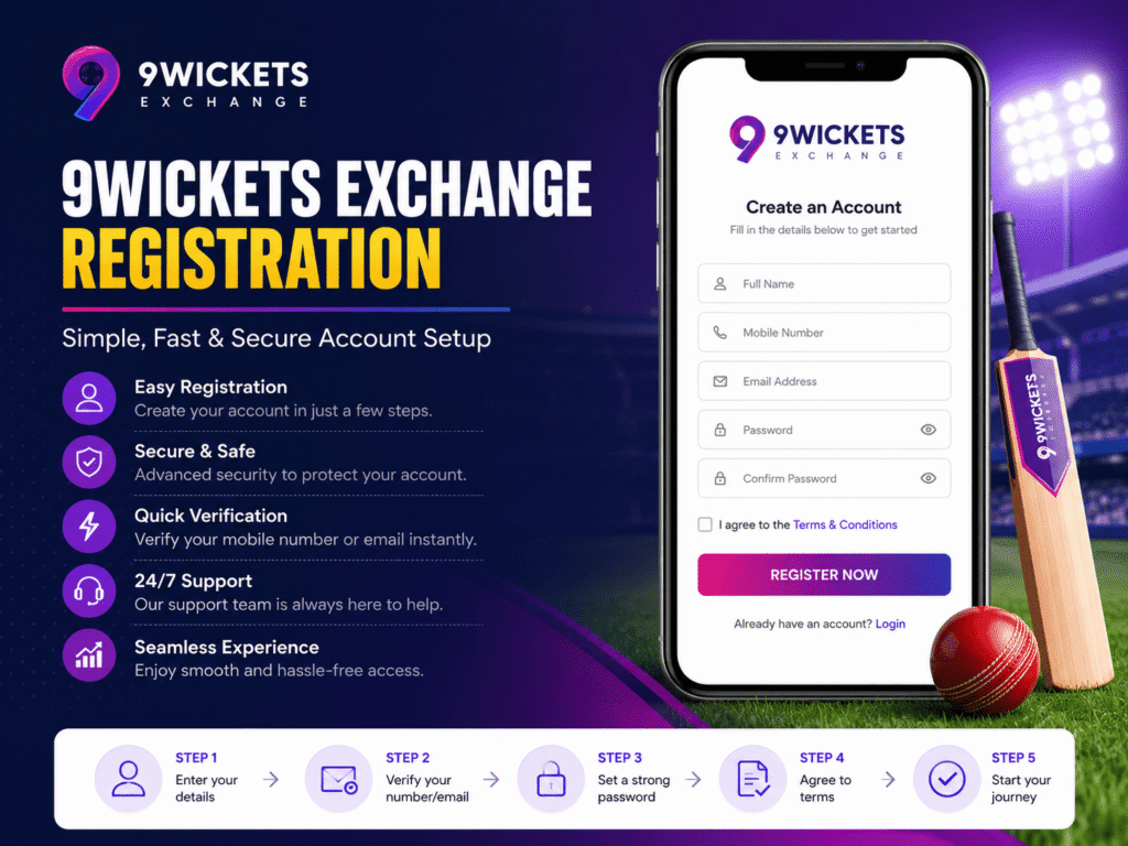 9Wickets Exchange Registration