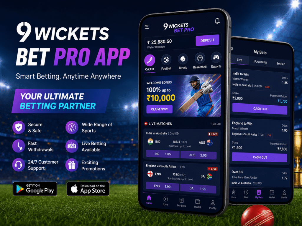 9Wickets Bet Pro App