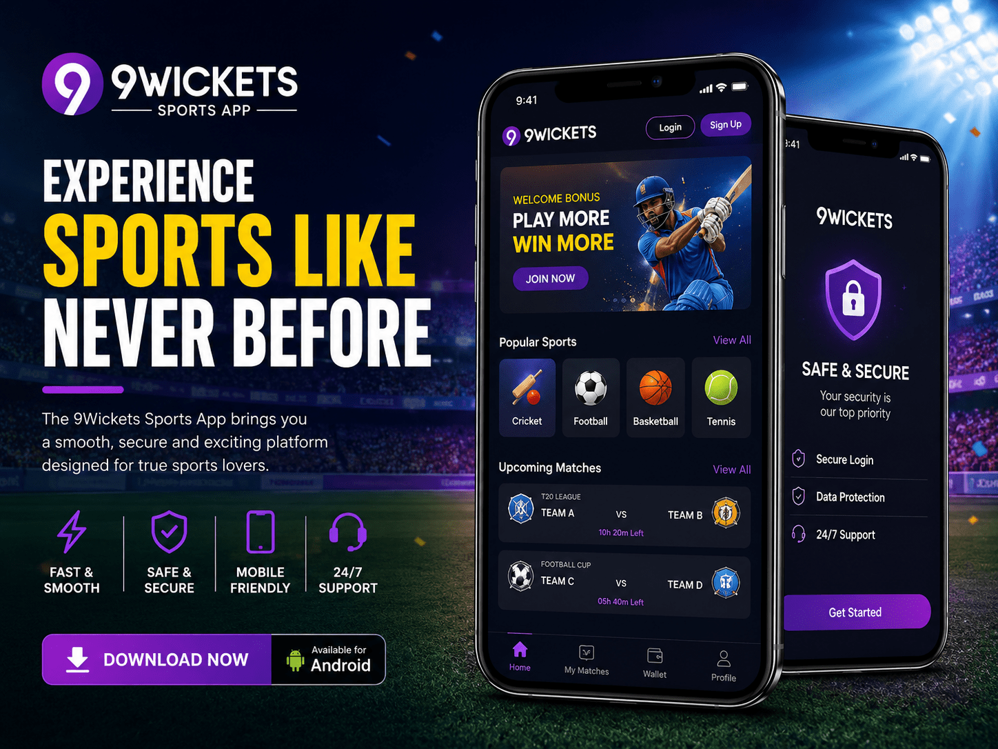 9Wickets Sports App Review: Mobile Features, and Performance
