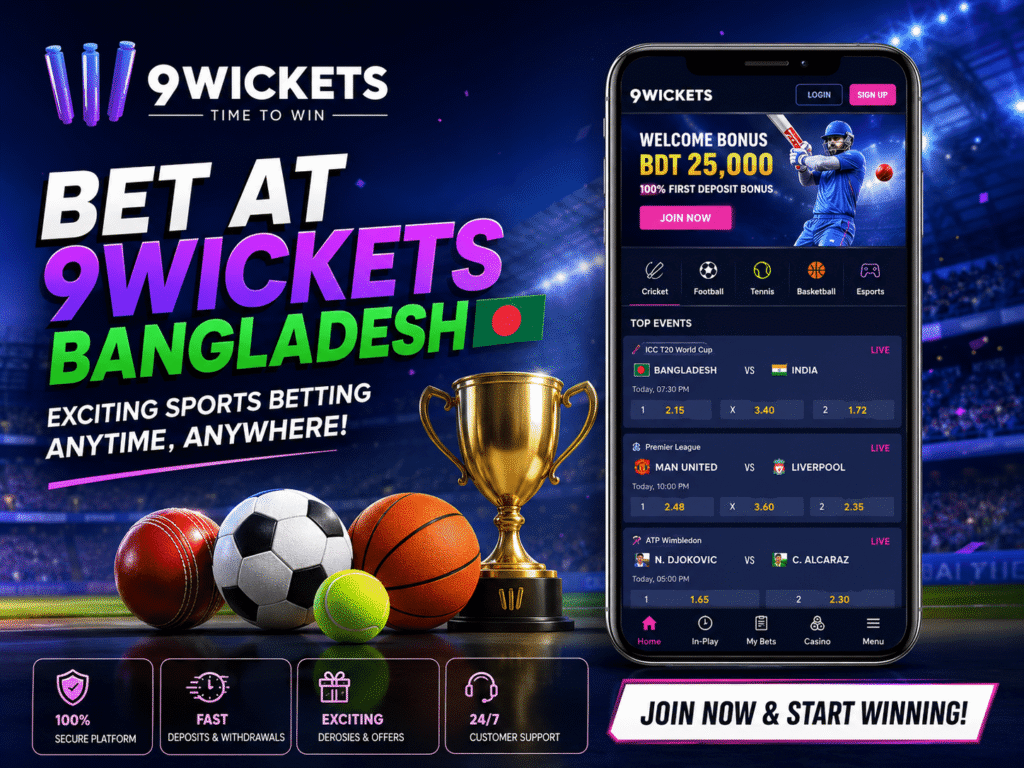 Bet at 9Wickets Bangladesh