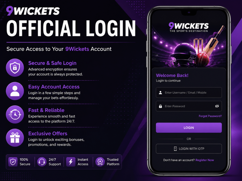 9Wickets Bet Official Login