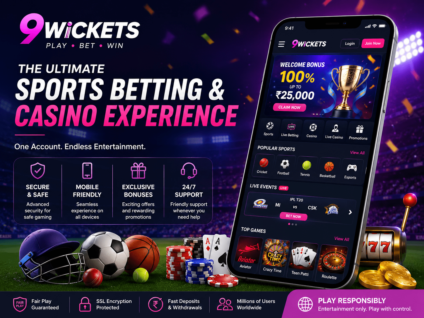 9Wickets Site Explained: Features, Sports Betting, Casino Games