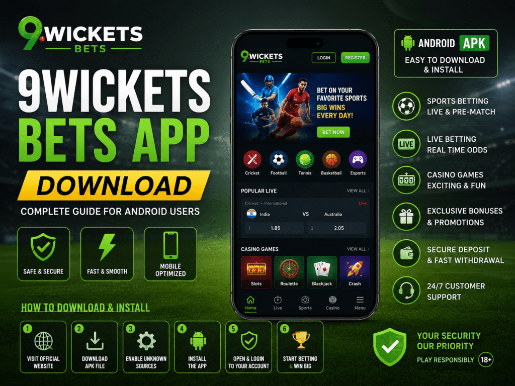 9Wickets Bets App Download