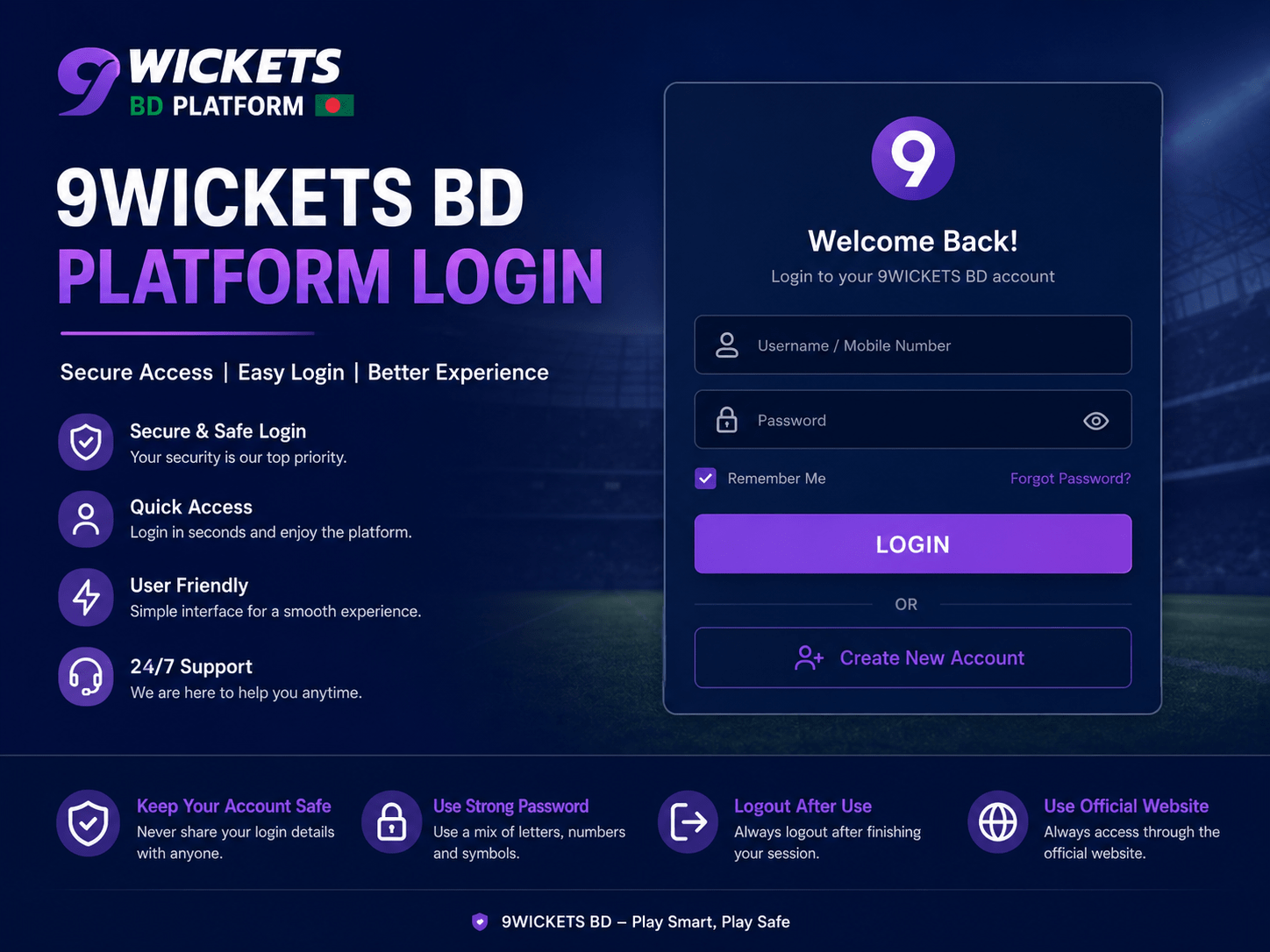 9Wickets BD Login Guide: Secure Access, Features, and User