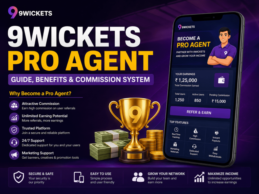 9wickets pro agent