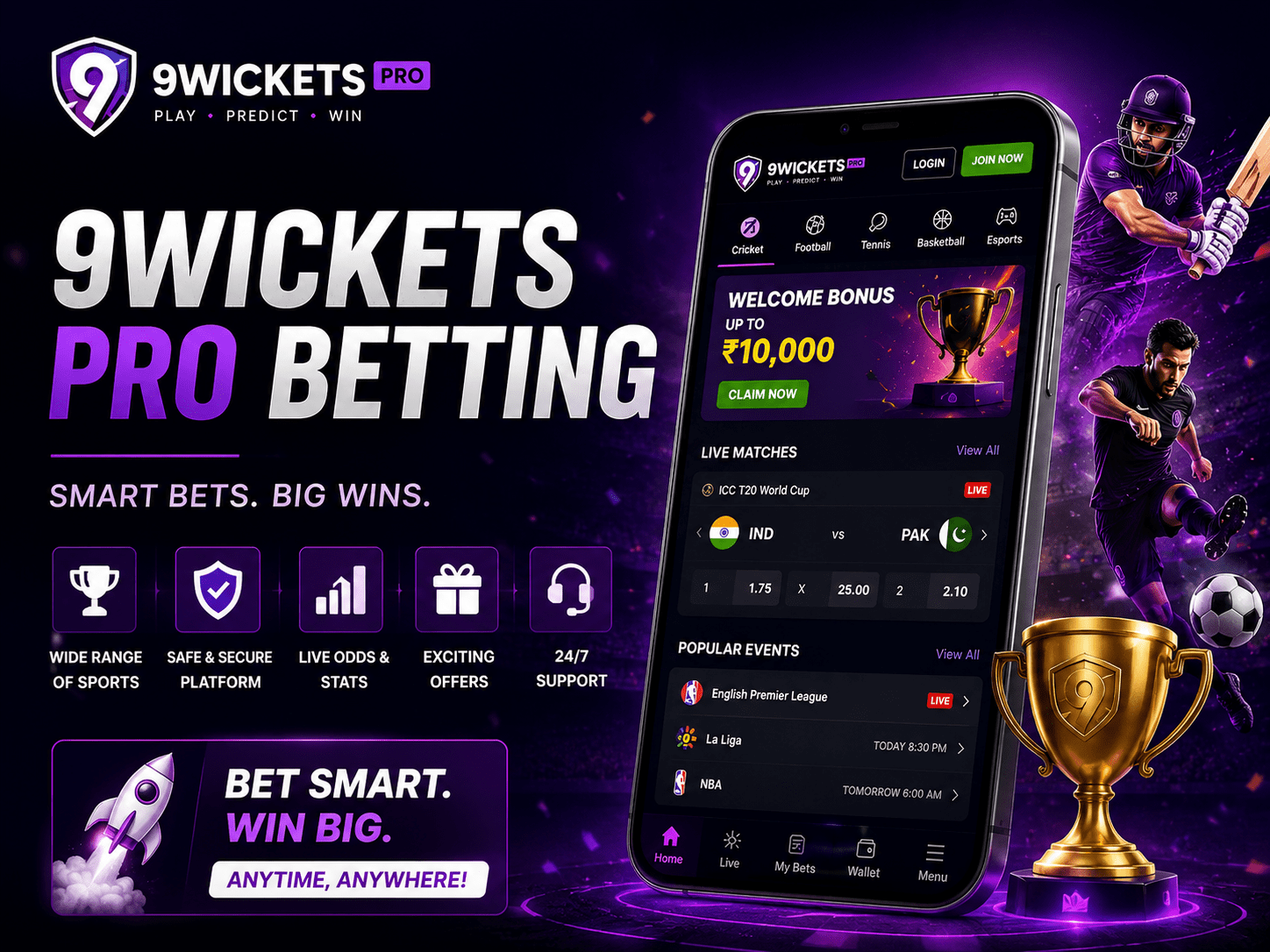 9Wickets Pro Betting: Guide to Smart Cricket Wagering Strategies