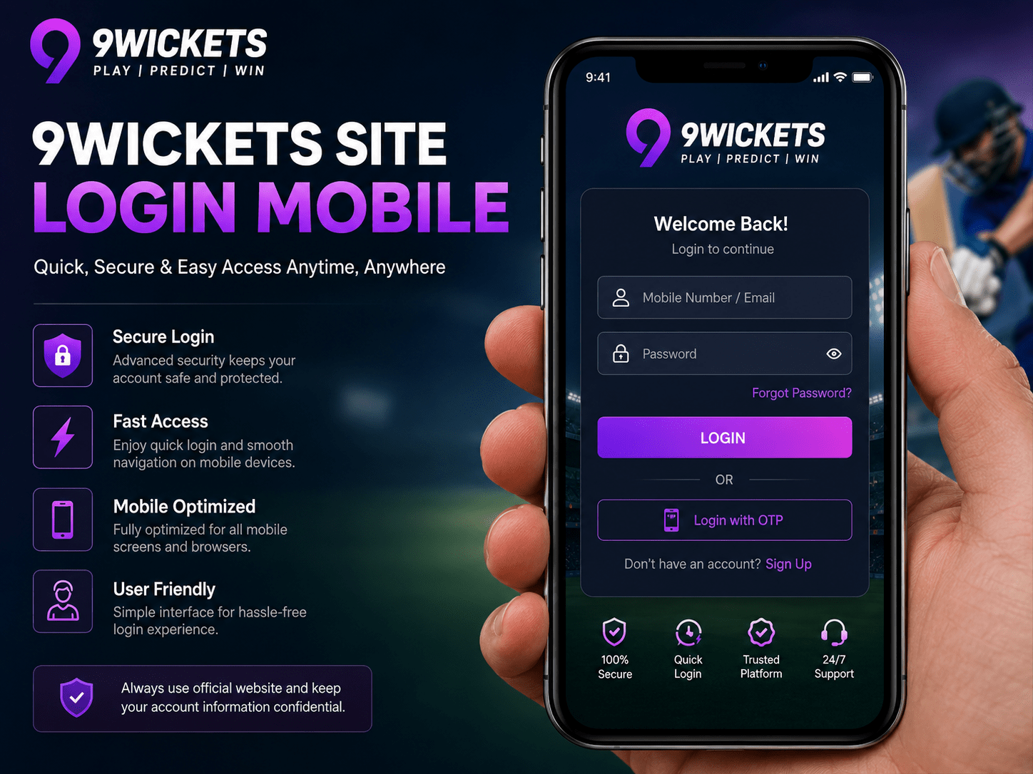 9Wickets Site Login Mobile Guide for Fast Secure Access