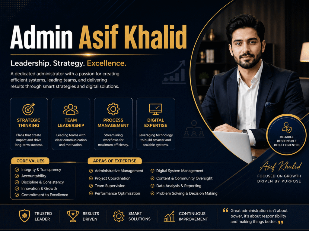 Admin Asif Khalid