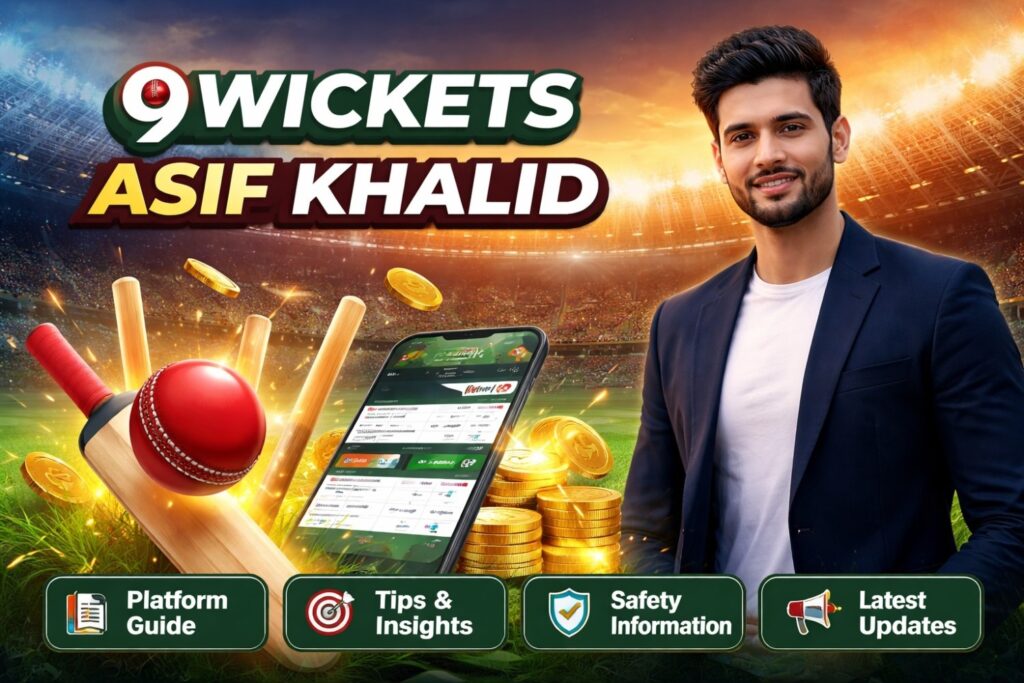 9Wickets Asif Khalid