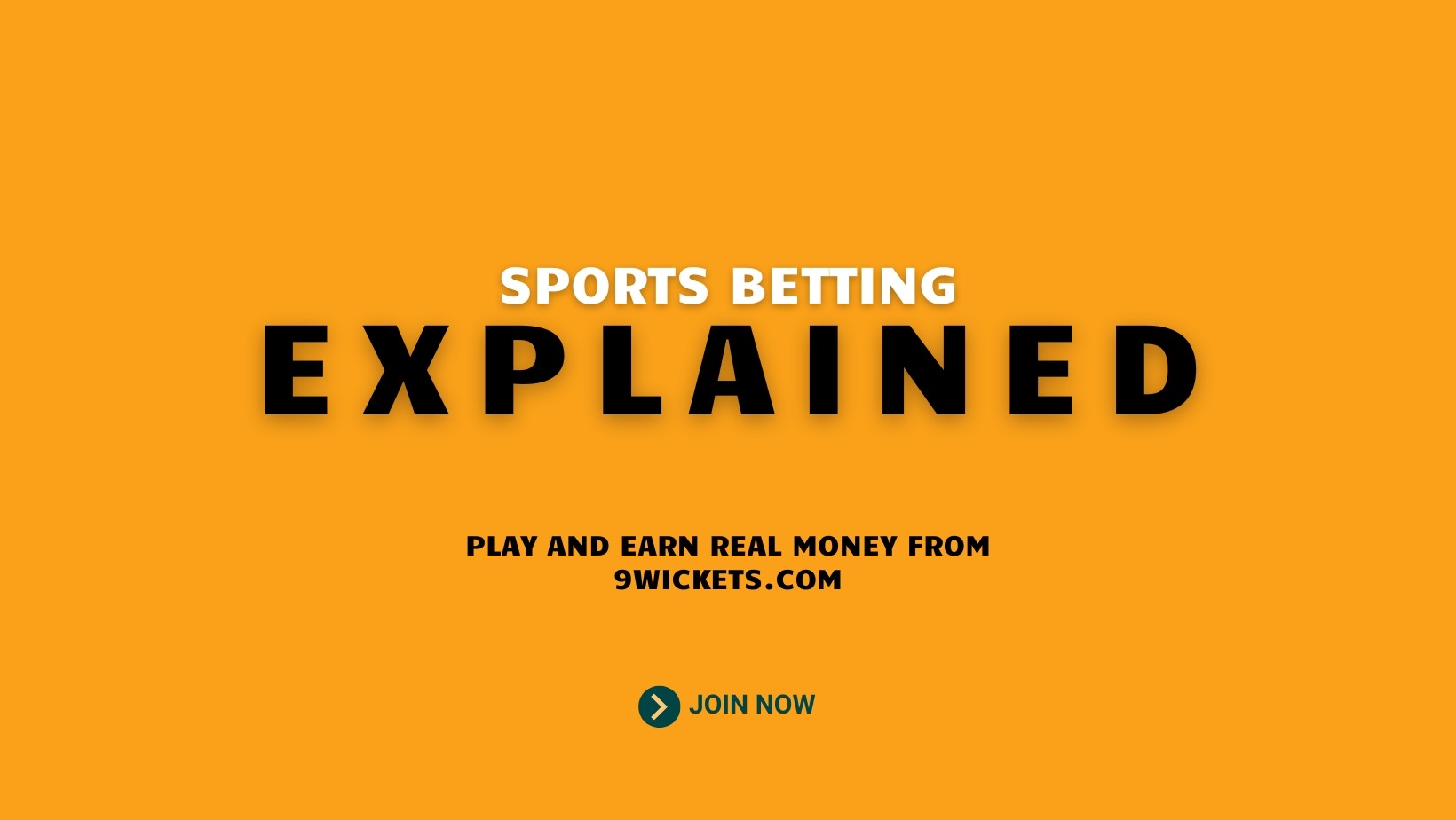 Sports Betting Explained – 9Wickets Bangladesh Beginner’s Guide