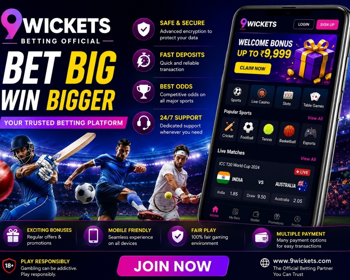 9Wickets Betting Official Platform: Secure Access, Features, & Bet.