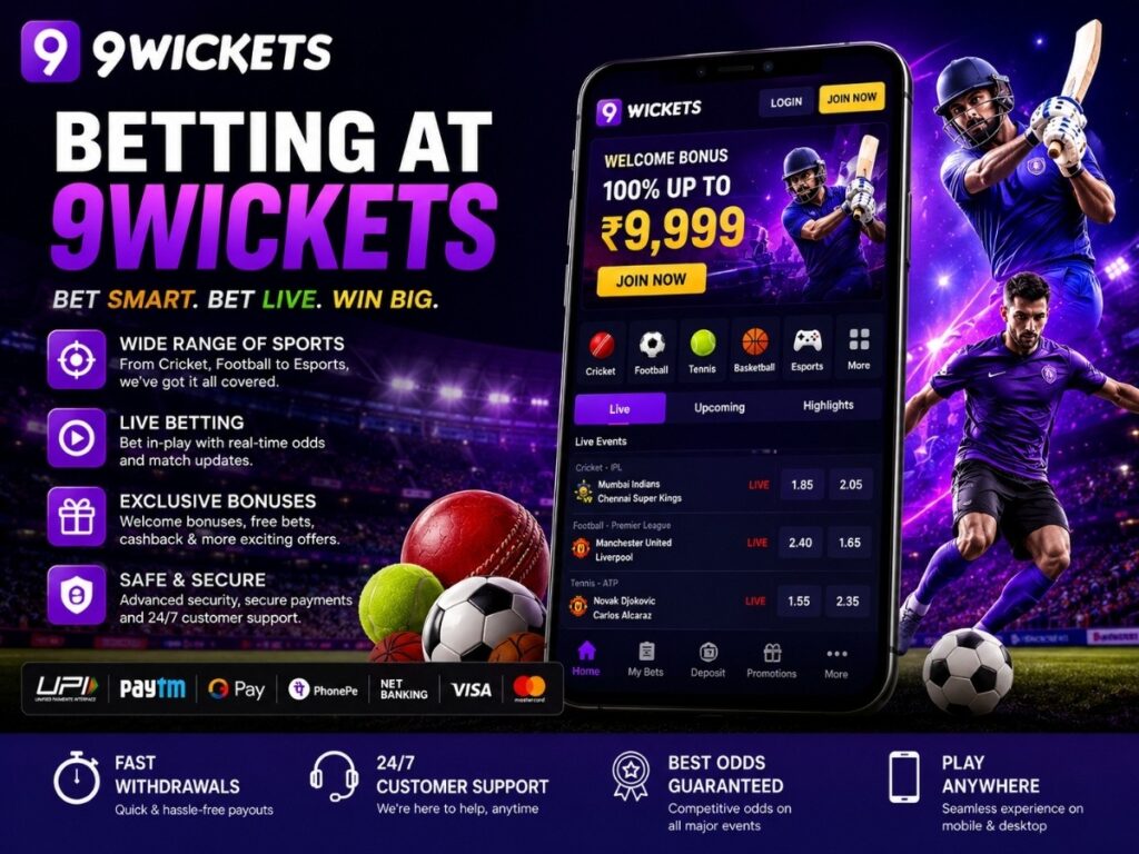 Betting at 9Wicket