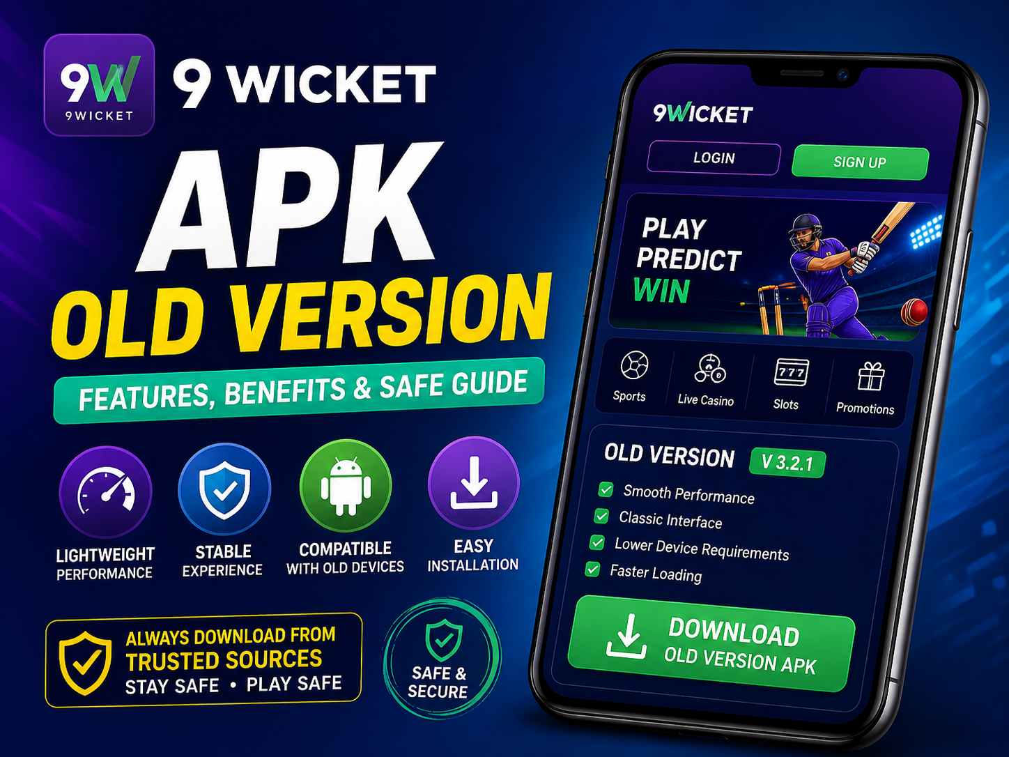 9 Wicket APK Old Version: Safe Download Guide & Features
