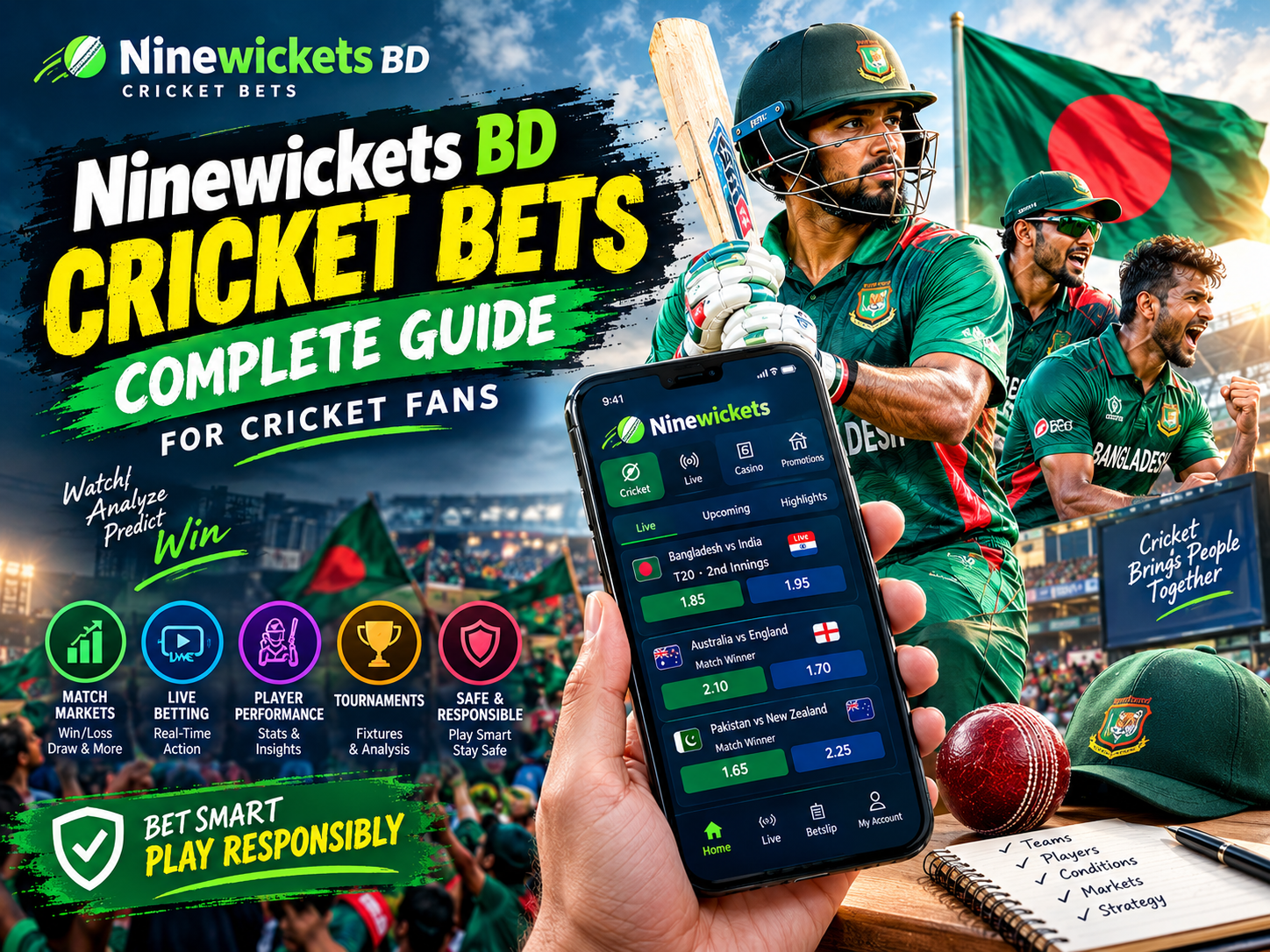 Ninewickets BD Cricket Bets: Smart Cricket Betting Guide