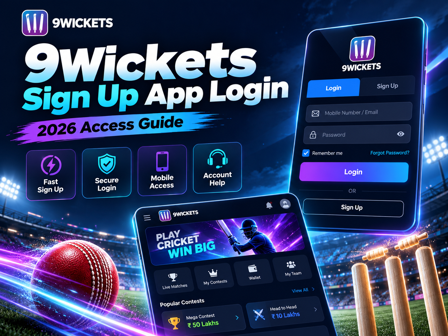 9Wickets Sign Up App Login: Mobile Access Complete Guide